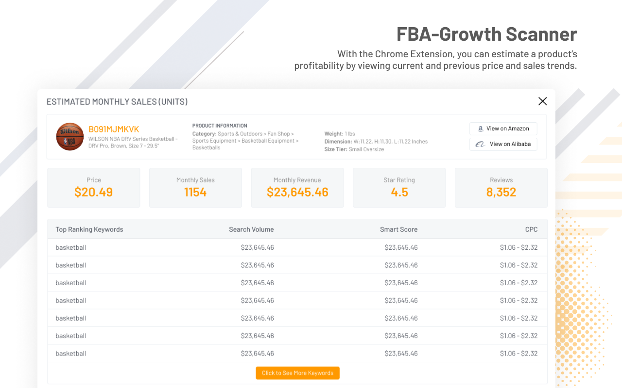 FBA-Growth Scanner - Product Scanner - 截图 3