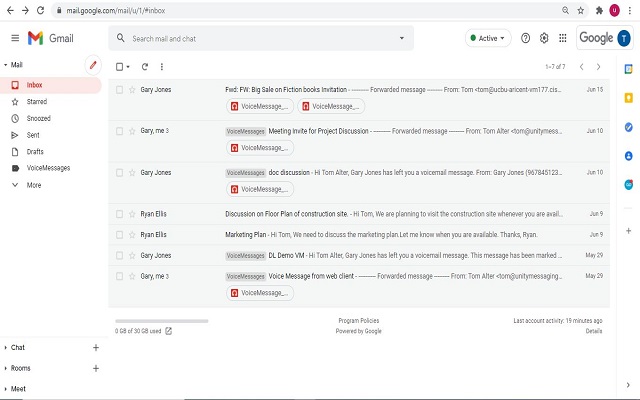 Cisco Voicemail for Gmail - 截图 3
