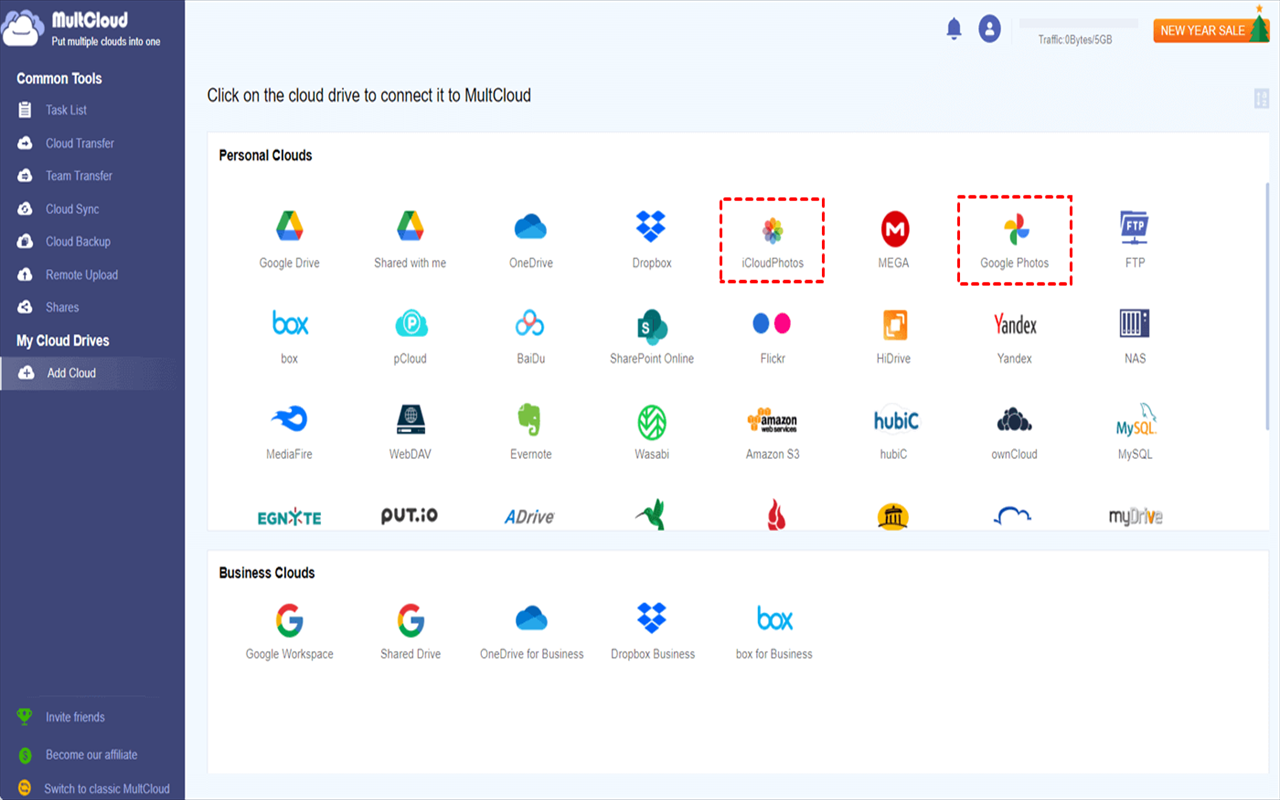 Transfer Google Photos to iCloud - 截图 1