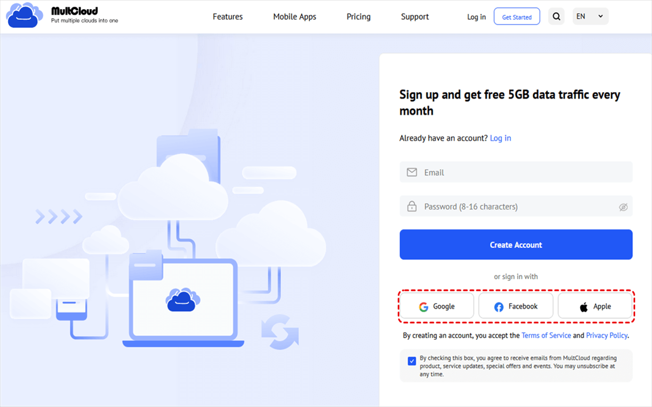 Transfer Google Photos to iCloud - 截图 3