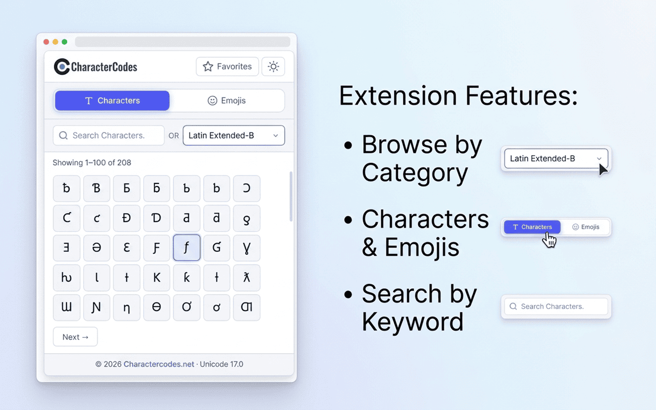 Character / Emoji Finder - 截图 3