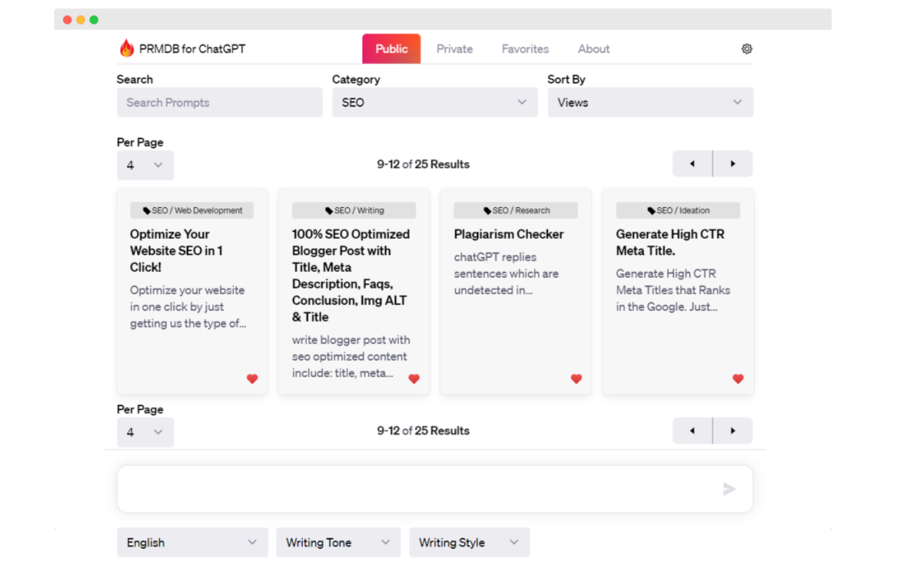 Advanced Prompts for ChatGPT - PRMDB - 截图 3