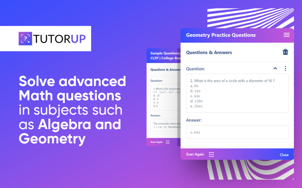 TutorUp - AI Homework & Exam Helper - 截图 3