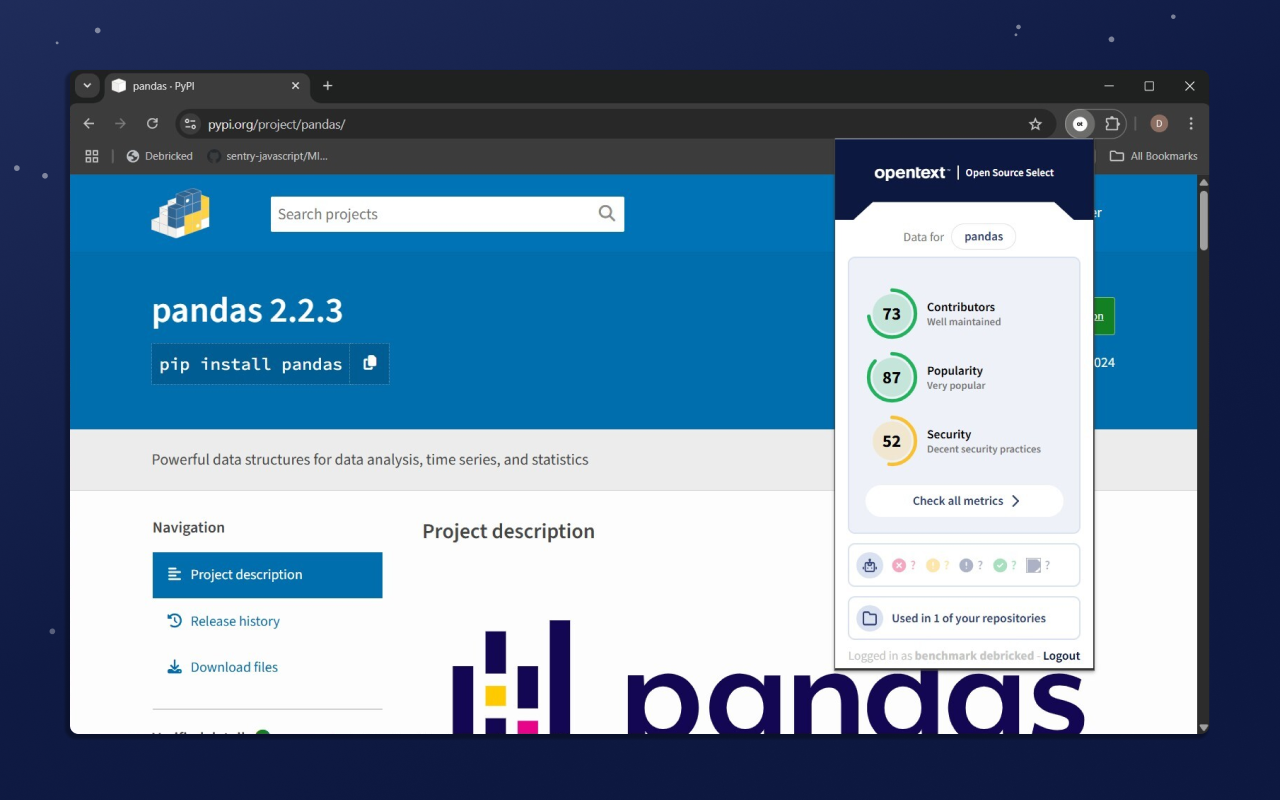 OpenText Core SCA Select Extension - 截图 4