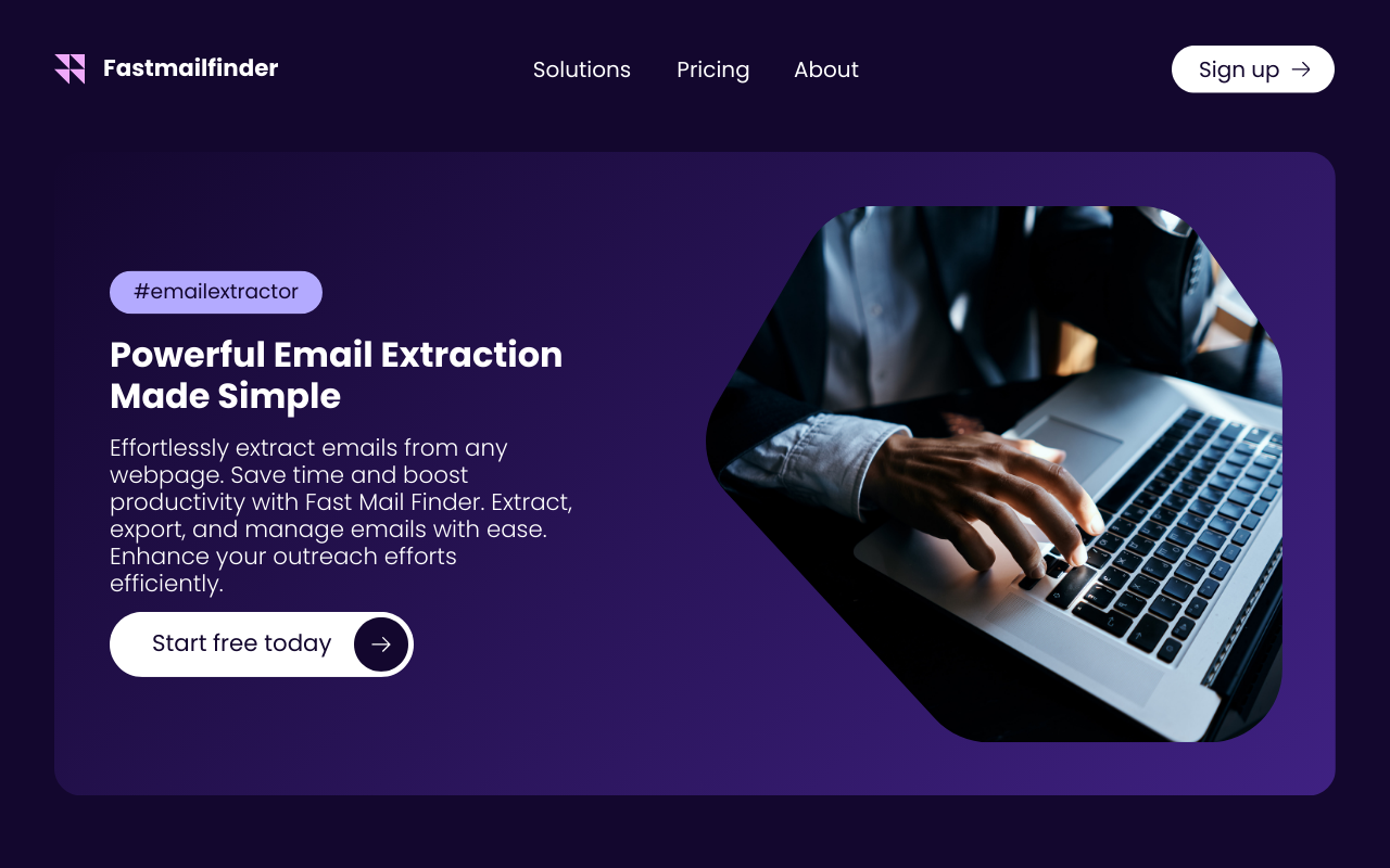 Email Extractor by fastmailfinder.com - 截图 2