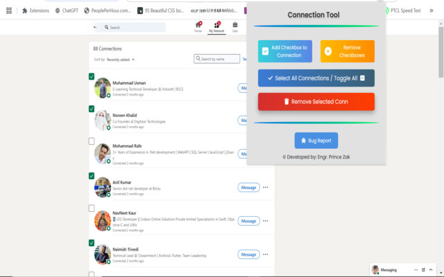 Linkedin Connection Select & Clean Pro - 截图 1