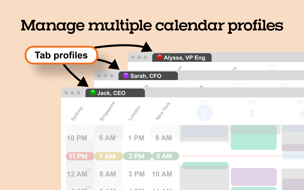Sundial: Google Calendar Reimagined for Enterprise Schedulers - 截图 3