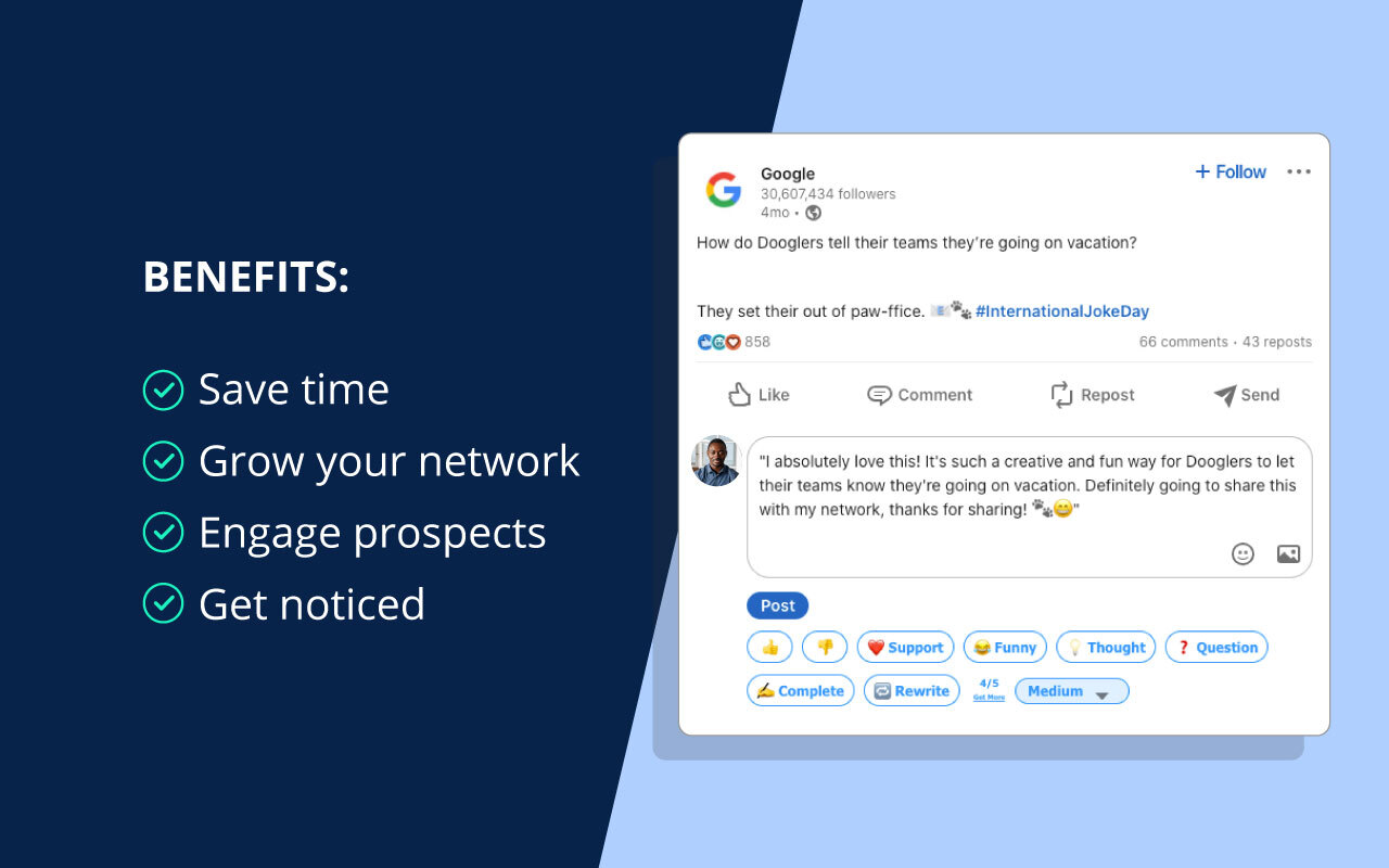 LinkedProspect Sidekick - 截图 2