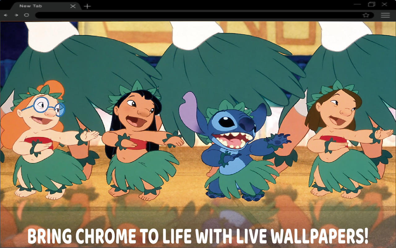 Lilo & Stitch Dance Live Wallpaper - 截图 4