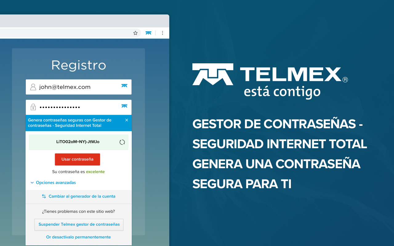 Gestor de Contraseñas Telmex - 截图 3