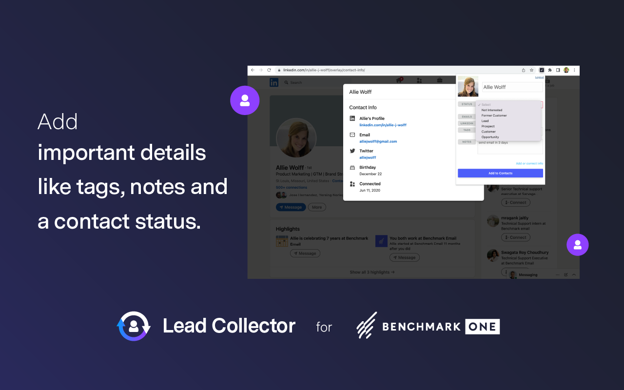Lead Collector for BenchmarkONE - 截图 3