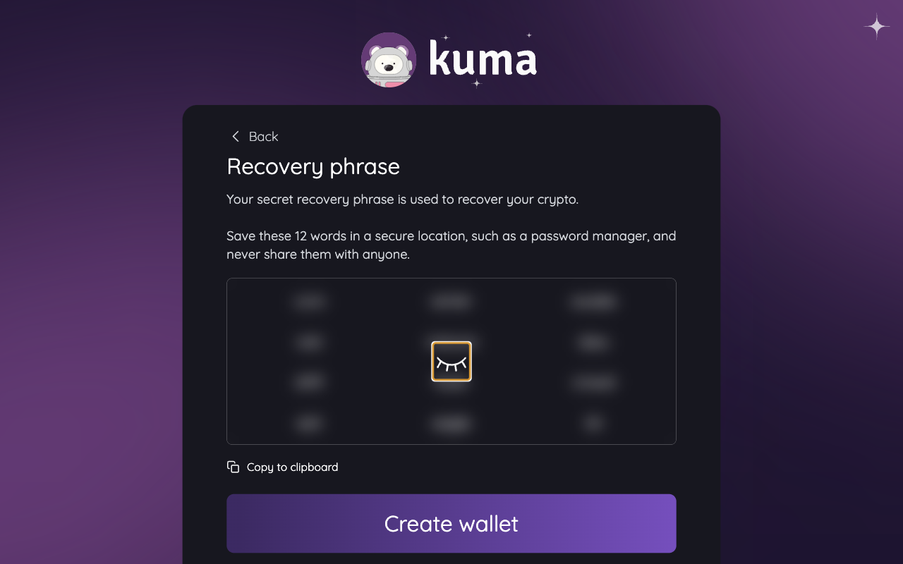 Kuma Wallet - 截图 3