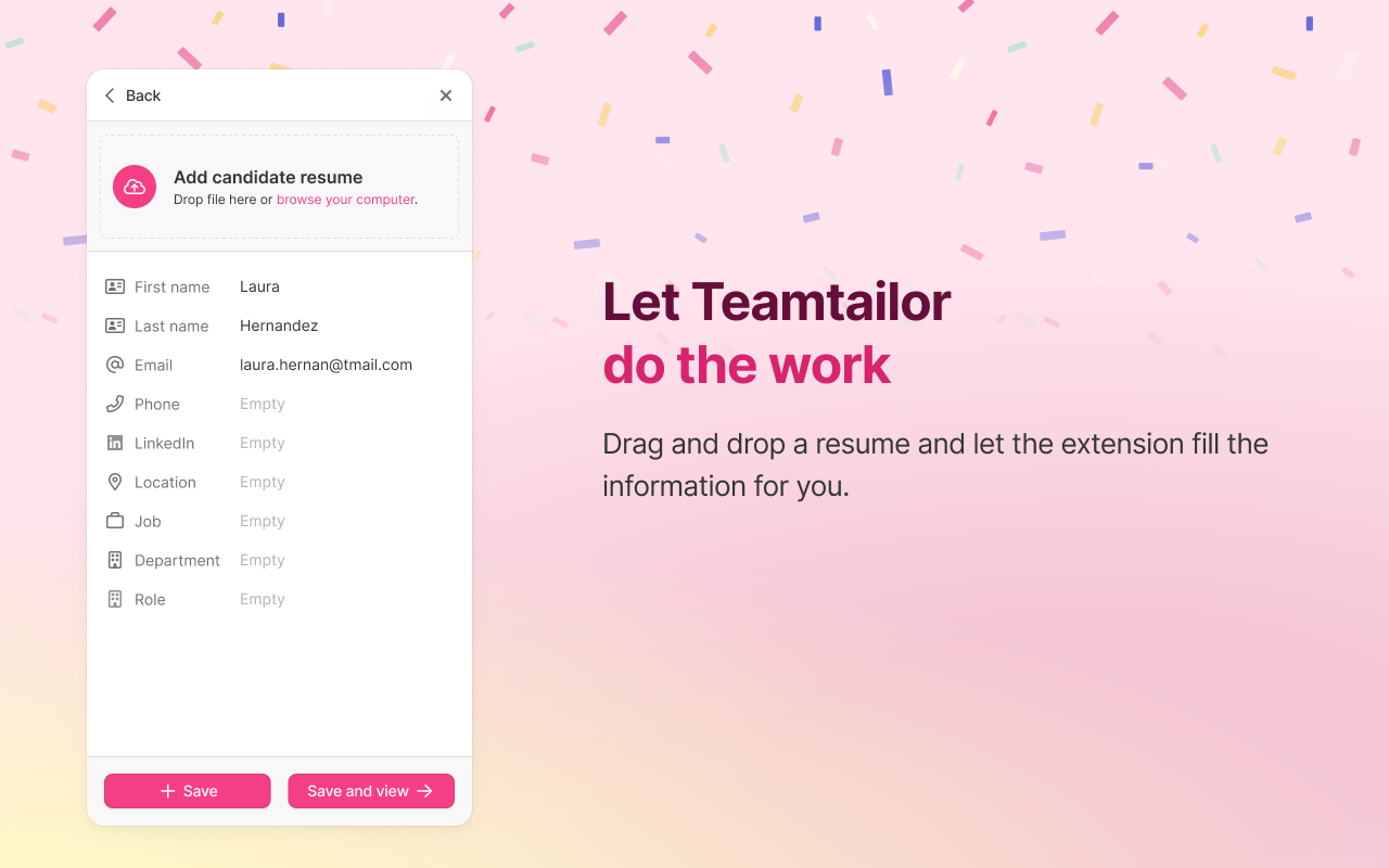 Teamtailor sourcing - 截图 2