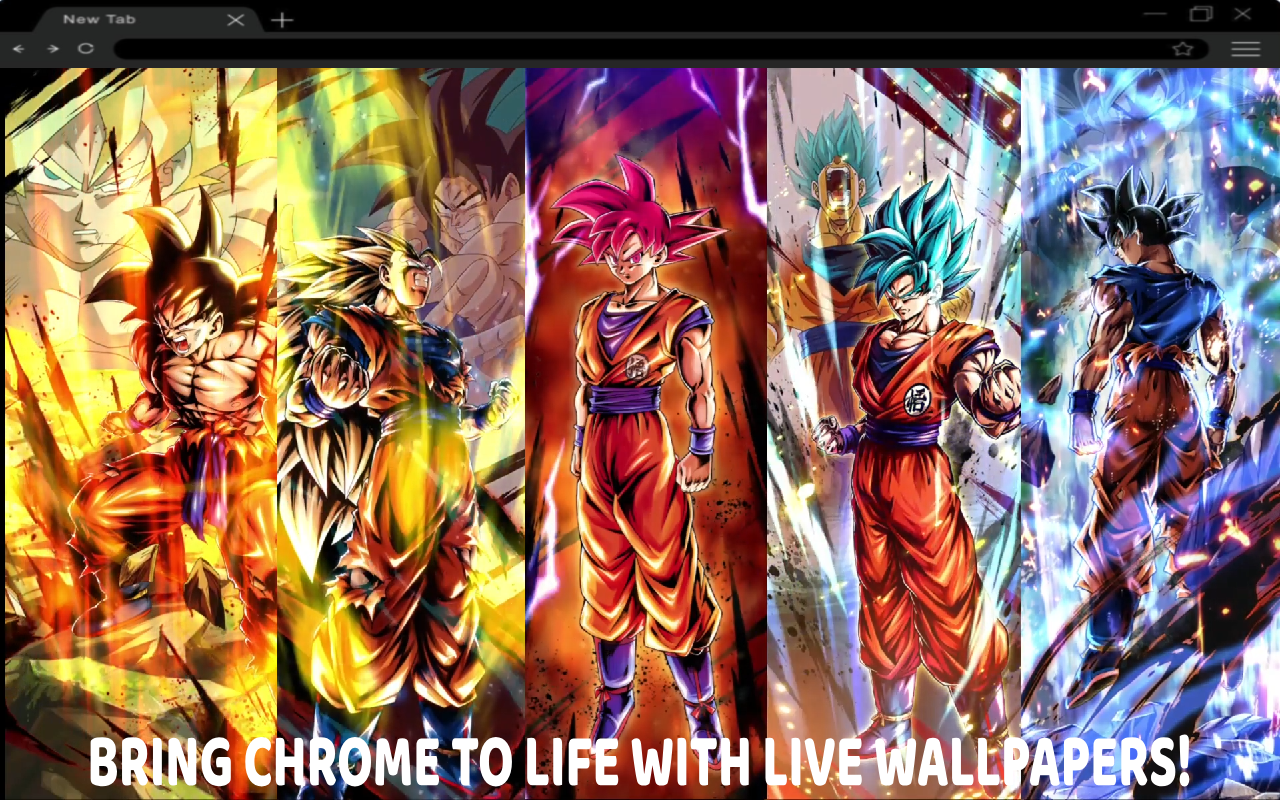 Goku Live Wallpaper New - 截图 2