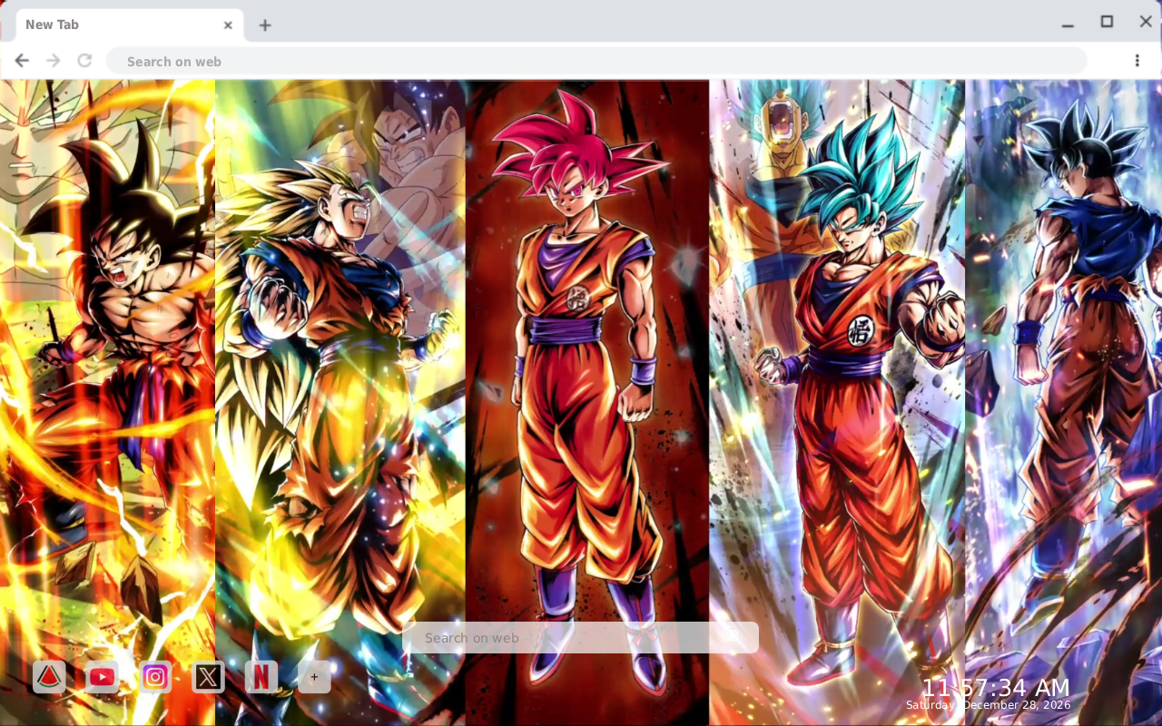 Goku Live Wallpaper New - 截图 3