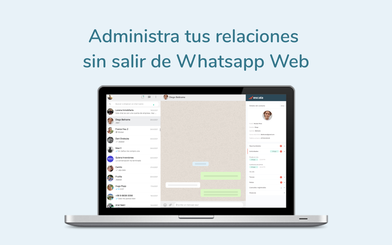 EscalaCRM for WhatsApp Web - 截图 2