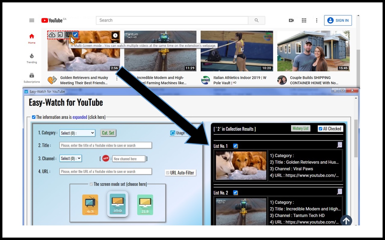Easy-Watch for YouTube - 截图 1