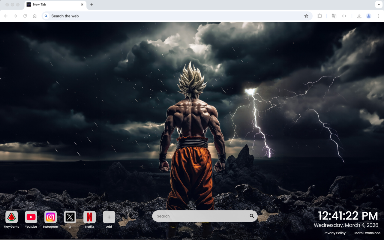 Super Saiyan Goku Live Wallpaper - 截图 4