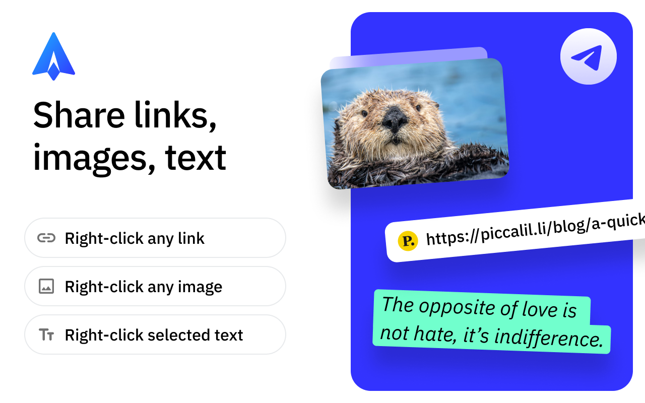 Paper Jet: Send anything to Telegram - 截图 3
