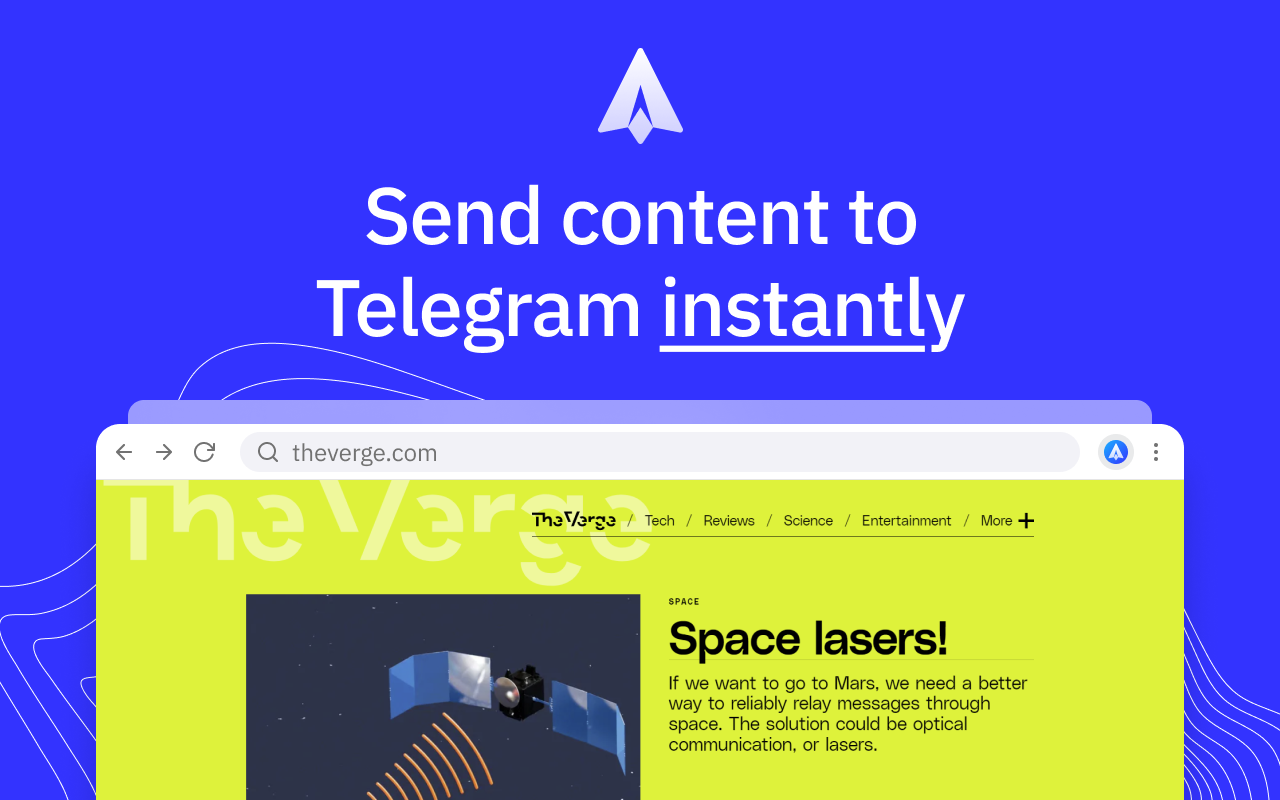 Paper Jet: Send anything to Telegram - 截图 4