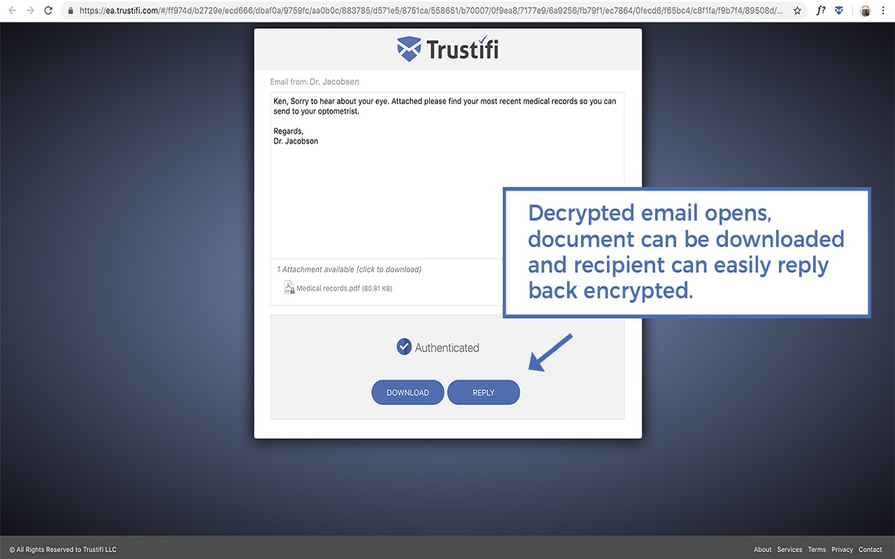 Trustifi - 截图 1