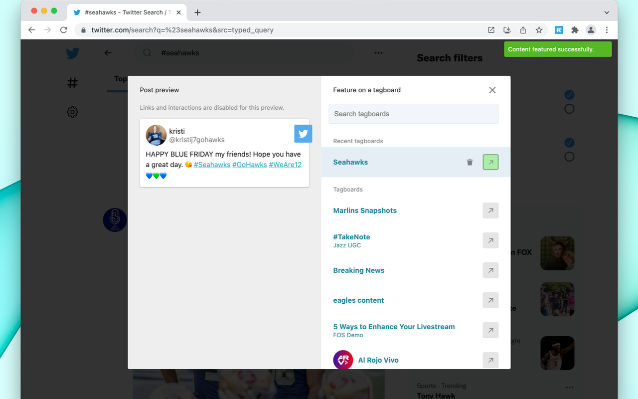 Tagboard Curate - 截图 3