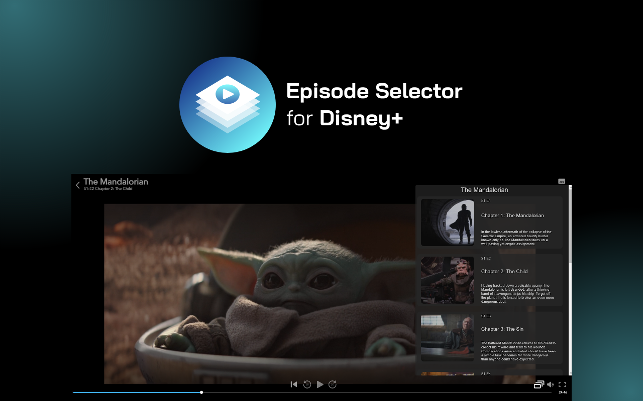 Disney+ 剧集选择器:剧集列表 - 截图 3