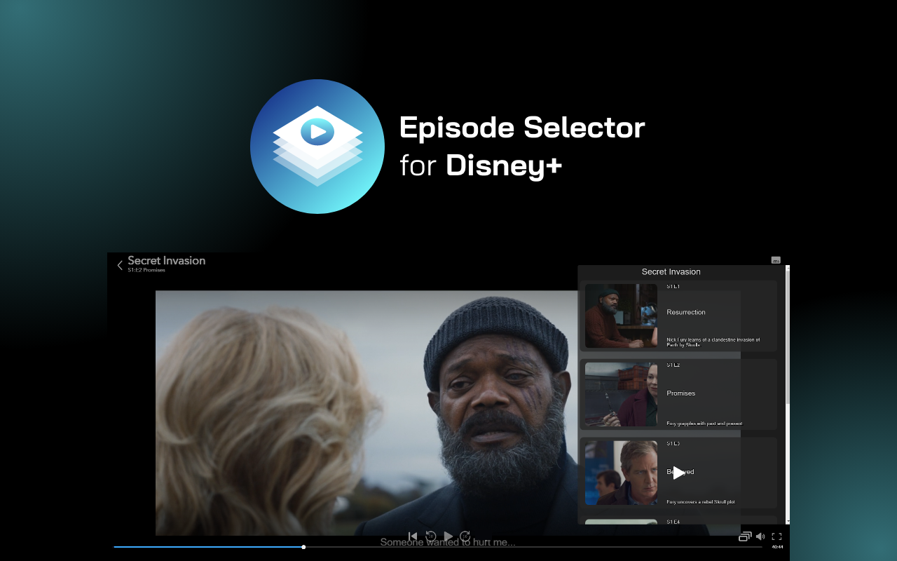 Disney+ 剧集选择器:剧集列表 - 截图 4