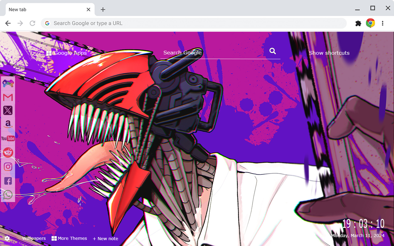 Denji Chainsaw Man New Tab Extension - 截图 4