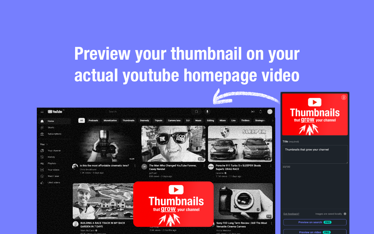 Thumbnail Preview - YouTube Thumbnail Testing - 截图 4