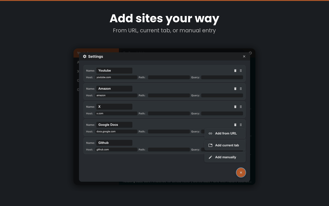 Historium - Browser History Manager - 截图 1