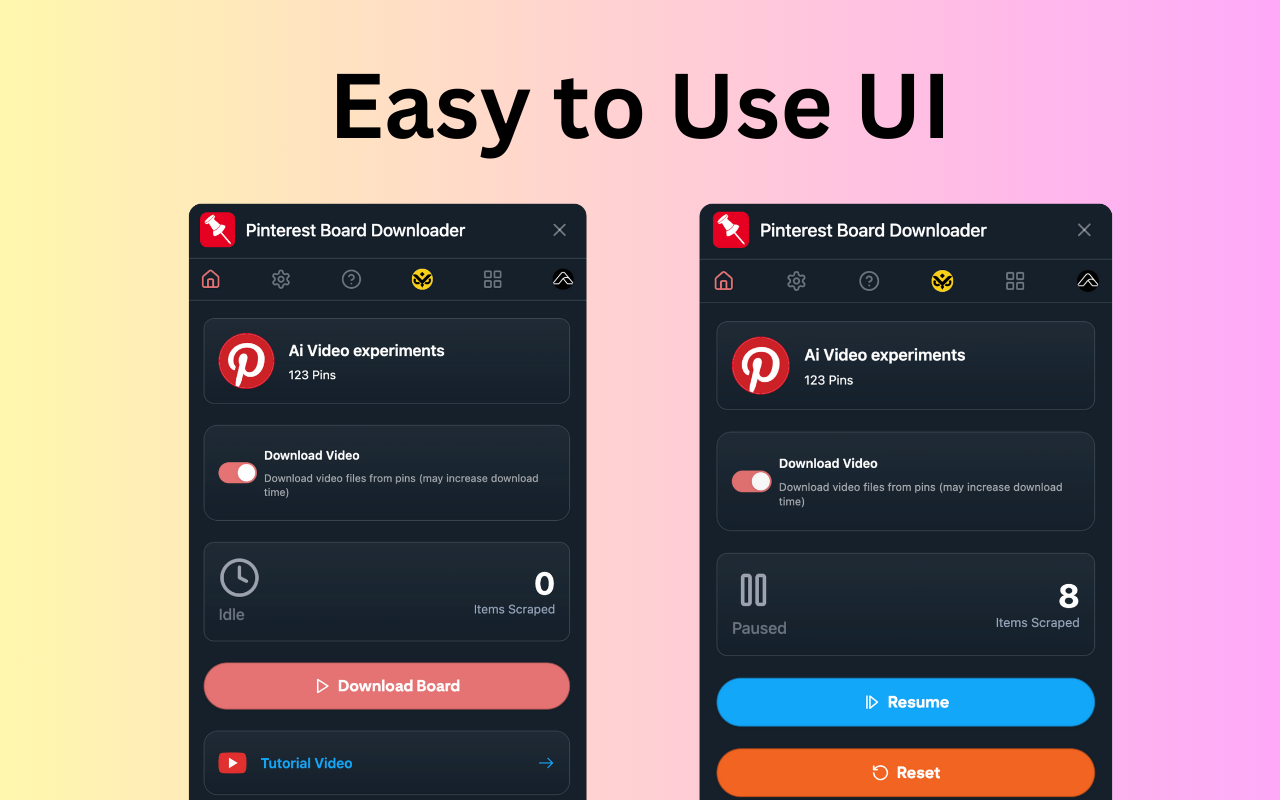 Pinterest Board Bulk Downloader - 截图 4