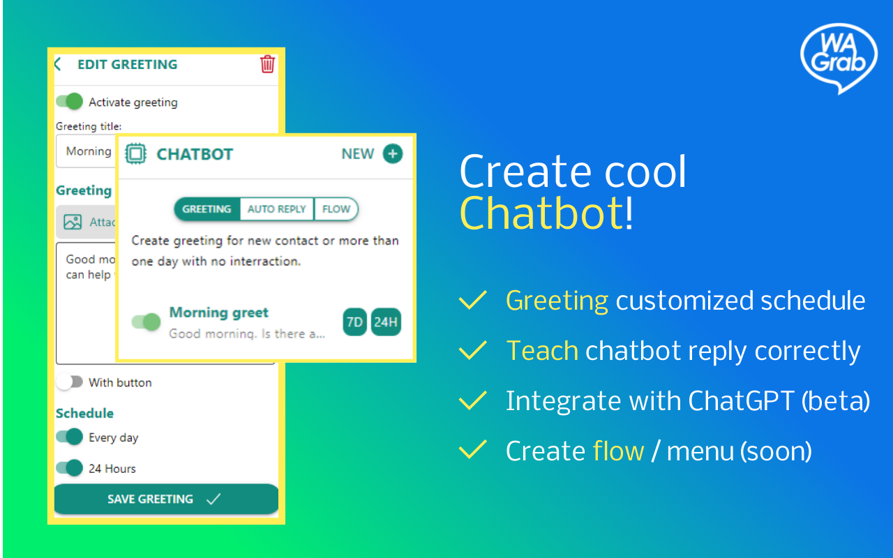 WAGrab - WhatsApp Marketing Selling Tools - 截图 4