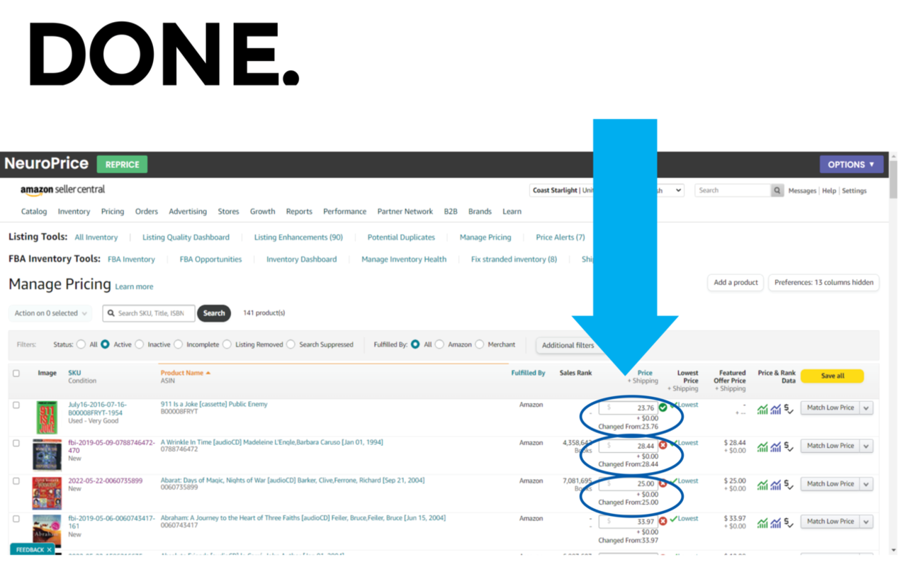 NeuroPrice Repricer - Amazon repricing tool - 截图 3