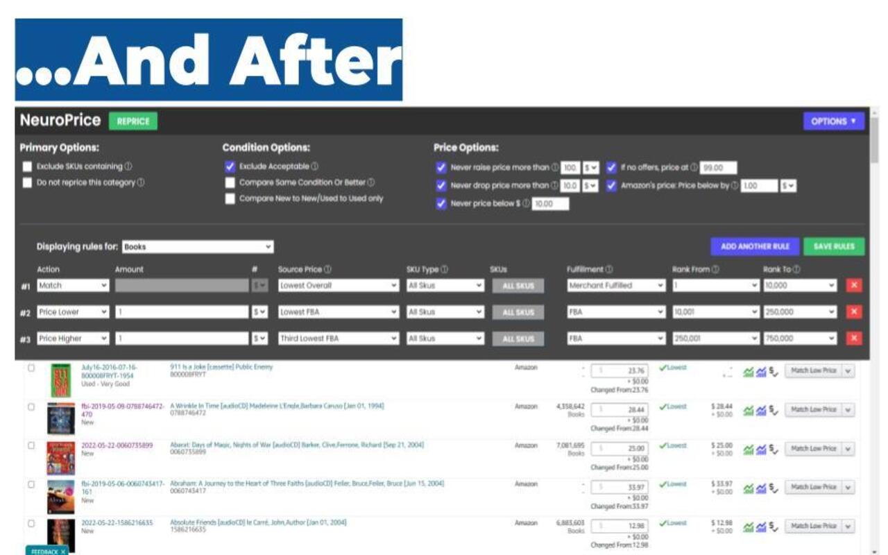 NeuroPrice Repricer - Amazon repricing tool - 截图 4