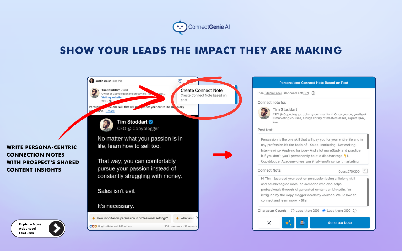 ConnectGenie - Linkedin AI Assistant - 截图 3