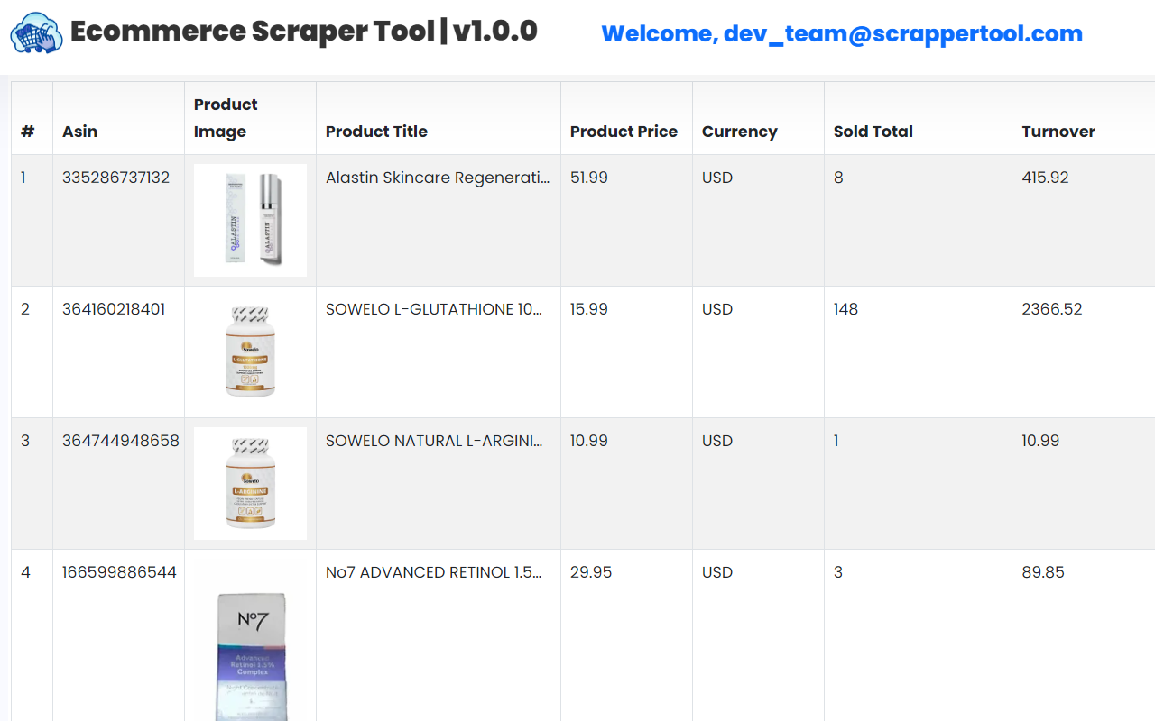 Ecommerce Scraper Tool – Extract Product Listings & Prices - 截图 3