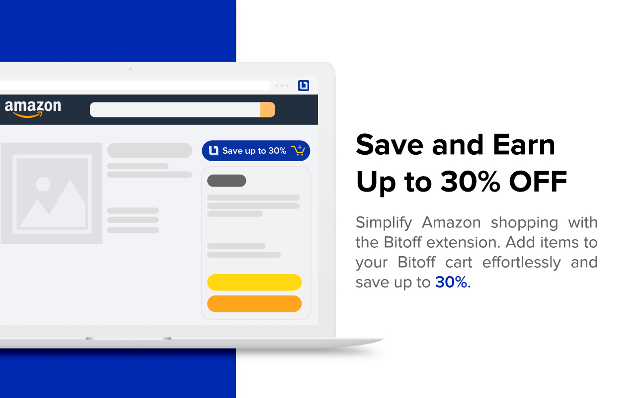 BitOff: Pay with Crypto, Save Up to 30% on Amazon - 截图 1