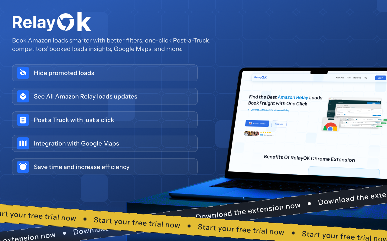 RelayOk Amazon Relay Auto Refresher & Auto Booker - 截图 3