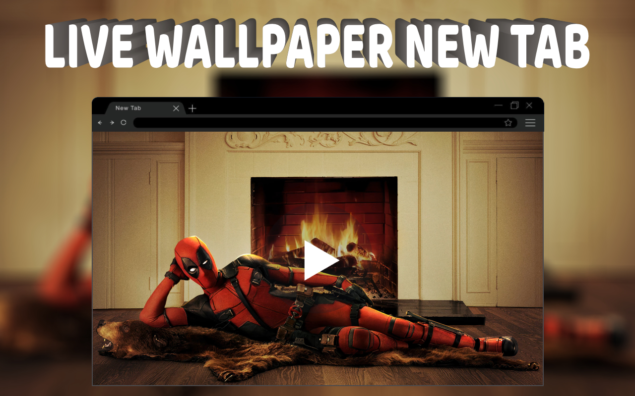 Deadpool Live Wallpaper New Tab - 截图 2