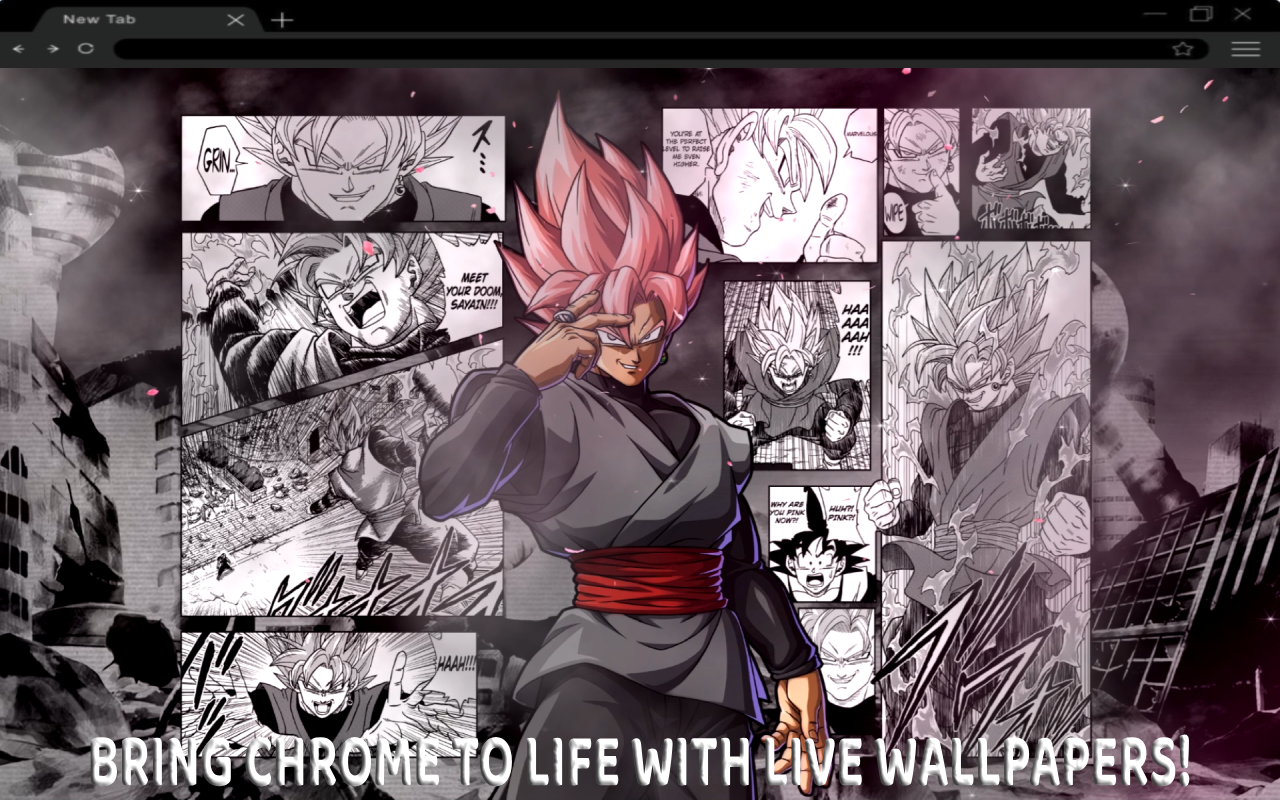 Goku Black Rose Transformation Live Wallpaper - 截图 4