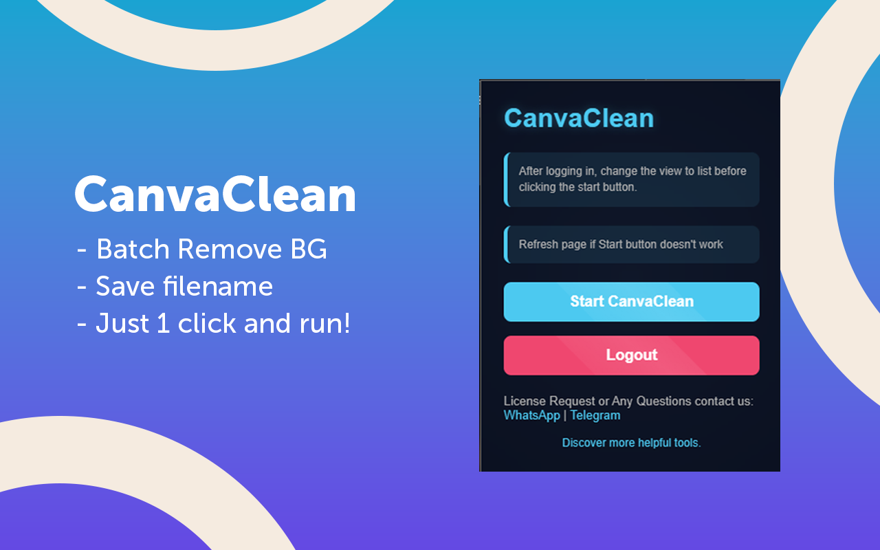 CanvaClean - 截图 1