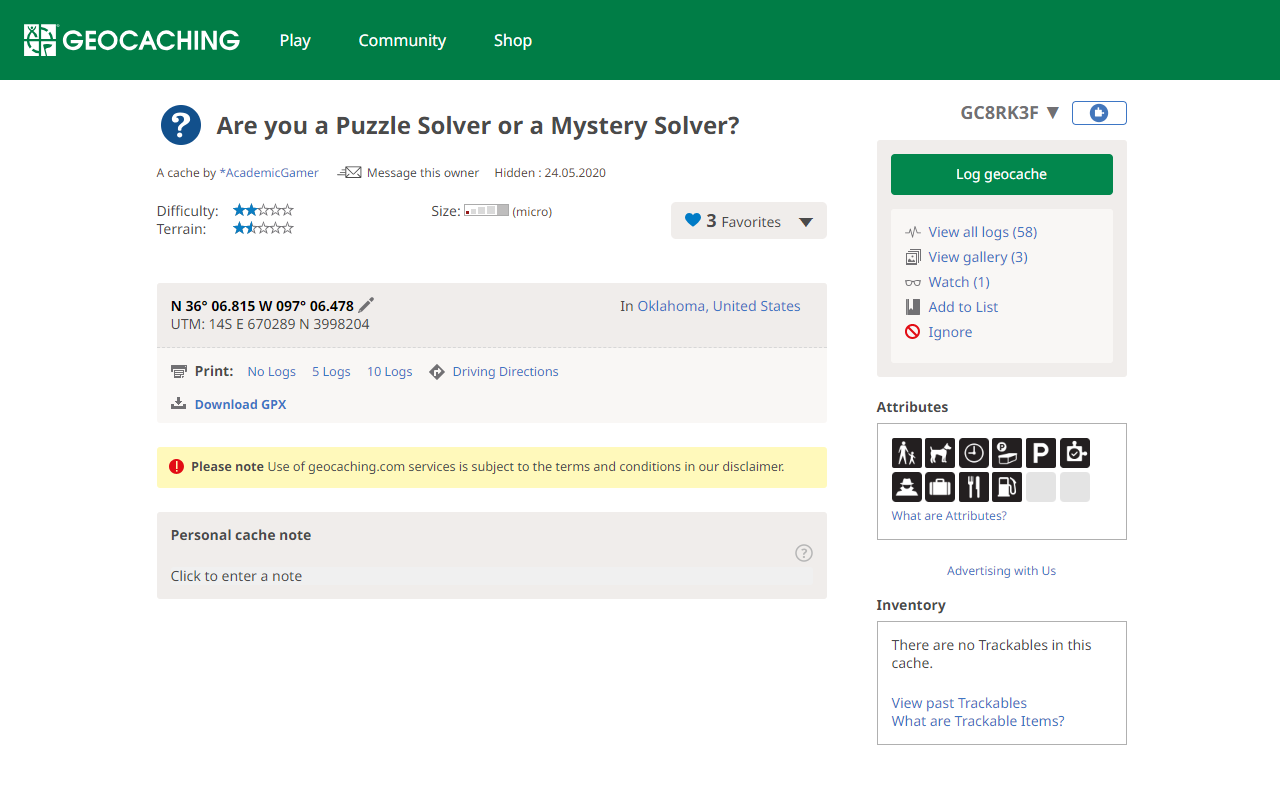 Geocache Solved - 截图 2