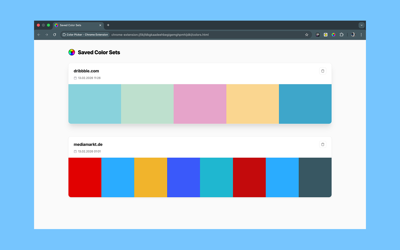 颜色选择器 Chrome - 截图 2