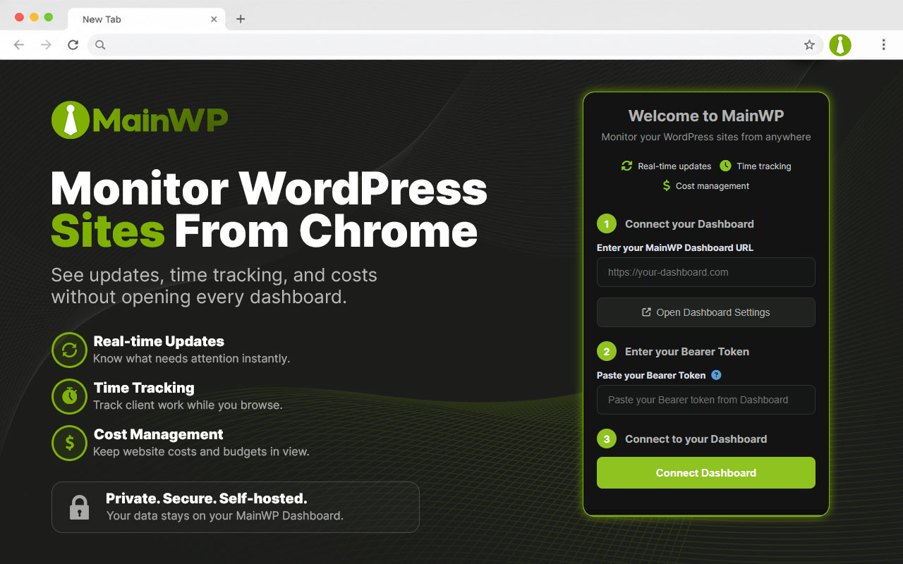MainWP Browser Extension - 截图 2
