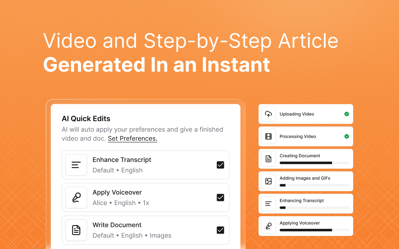 InstantDocs - Create How-To Videos and Docs In Minutes - 截图 2