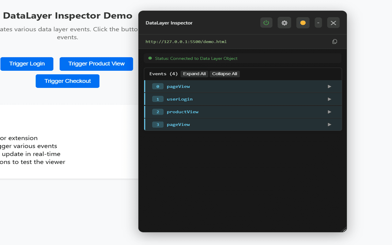 DataLayer Inspector - 截图 2