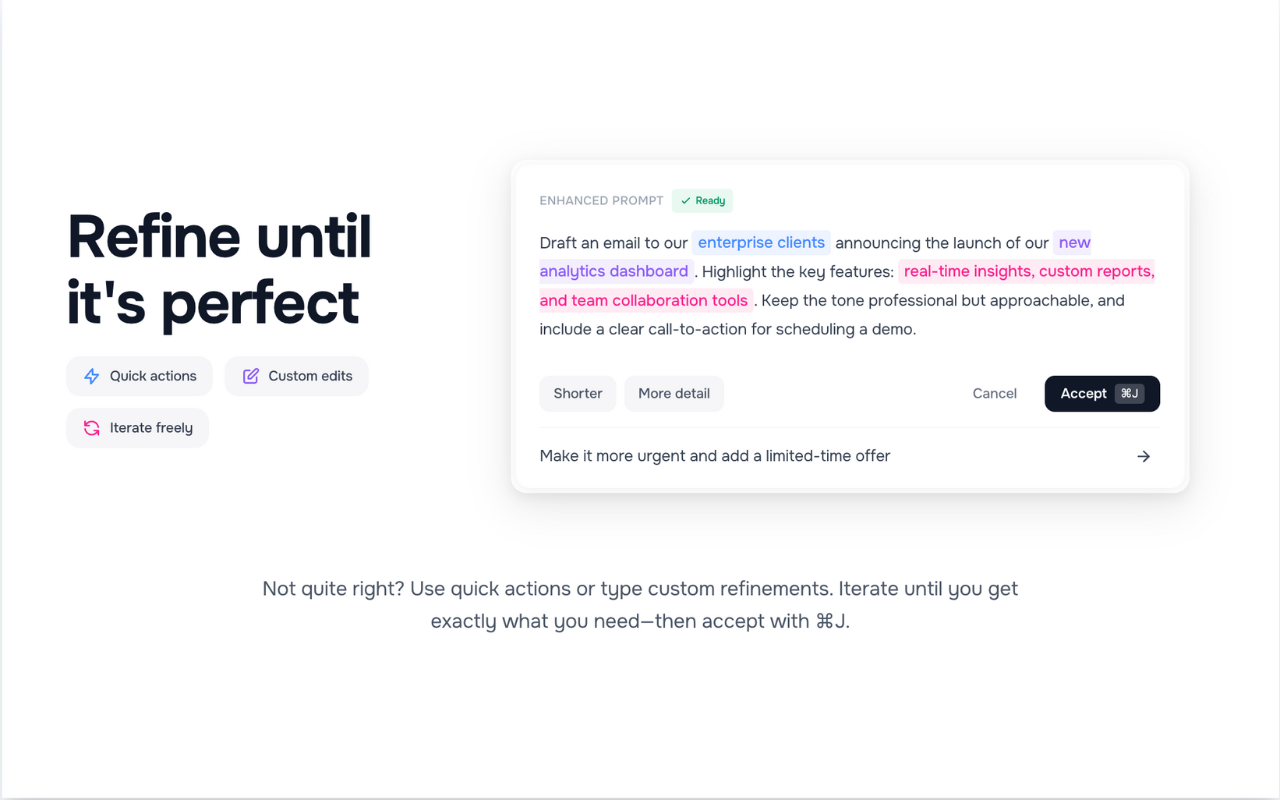 Prompter AI: Generate personalized AI prompts everywhere you chat - 截图 1