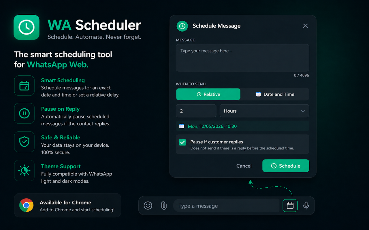WA Scheduler - 截图 1