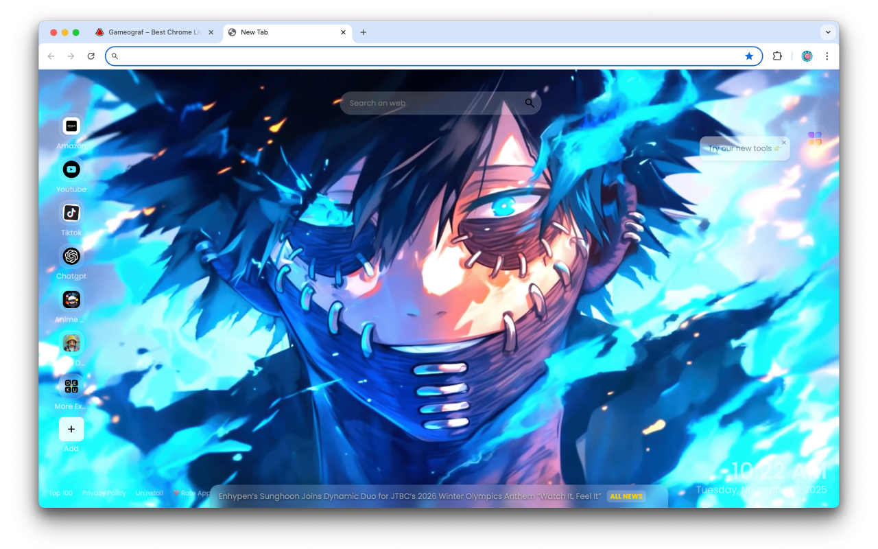 Dabi Blueflame Live Wallpaper - 截图 2